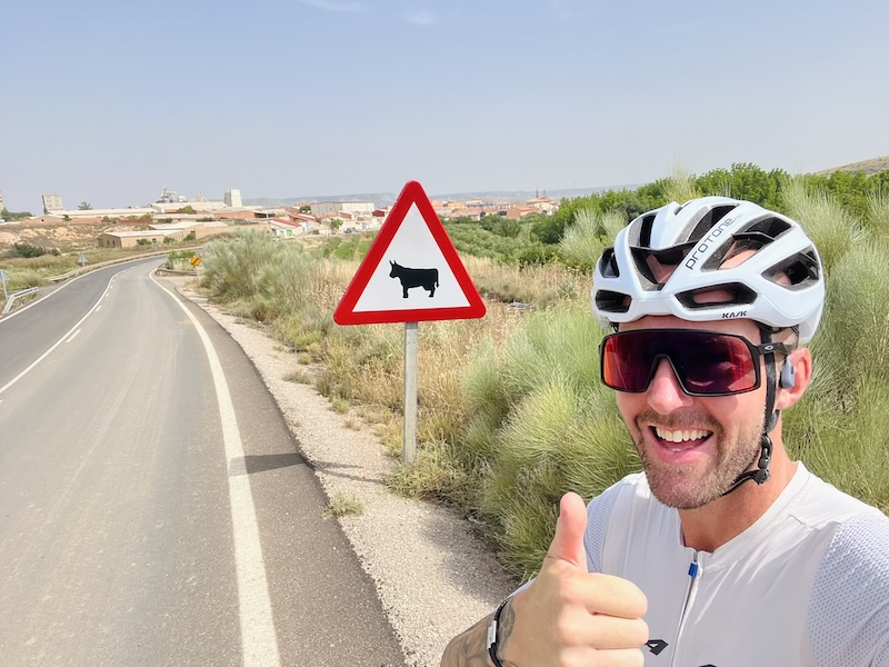 Chris riding 620km across Western Australia during Lung Cancer Awareness Month to support TOGA and ALK Positive Australia.